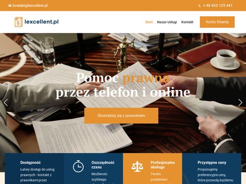 Lexcellent.pl - telefoniczne porady prawne