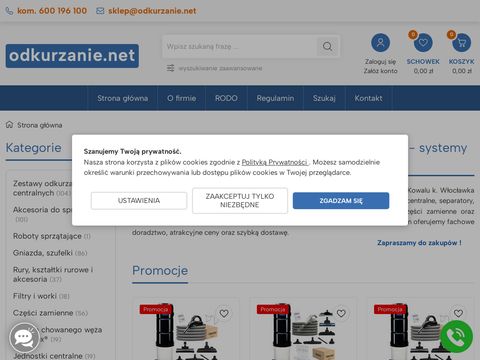 Odkurzacze.net instalacje centralnego odkurzania