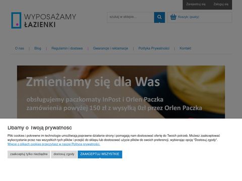 Wyposazamylazienki.pl akcesoria łazienkowe