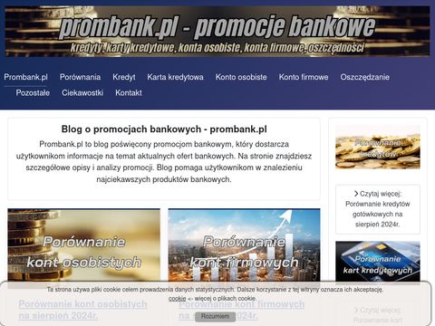 Prombank.pl - blog promocje bankowe kredyty