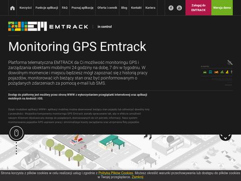 Emtrack.eu monitoring GPS kierowców