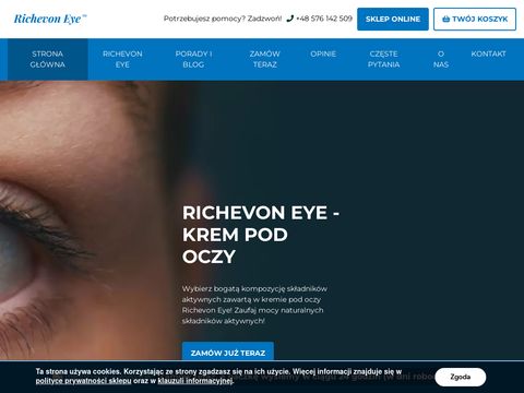 Richevoneye.pl naturalny krem pod oczy