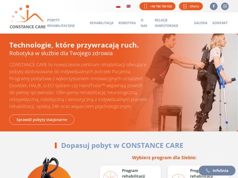 Constancecare.pl rehabilitacja po wypadku