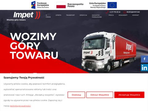 Impet.biz transport międzynarodowy