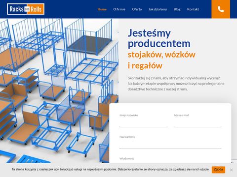 Racksandrolls.pl - stojak na szyby