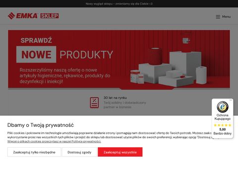 Emka-sklep.com.pl rękawice nitrylowe