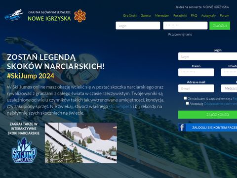 Ski-jumps.pl darmowa gra sportowa