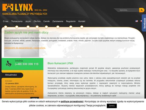 Biuro tłumaczeń Lynx tłumaczenia zwykłe