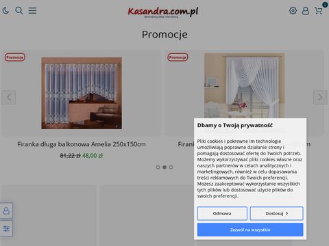 Kasandra.com.pl firanki gotowe