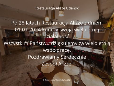 Alizze.pl imprezy okolicznościowe Gdańsk