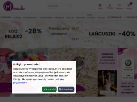 Manzuko.com sznurki do bransoletek