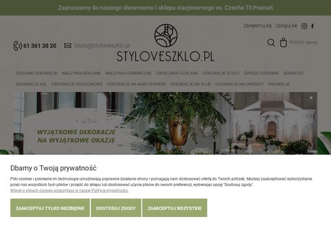 Styloveszklo.pl świeczniki szklane dekoracyjne