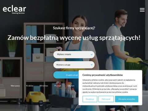 Eclear.pl sprzątanie biur i mieszkań