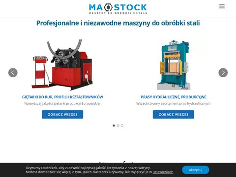 Maqstock.pl maszyny do obróbki metalu