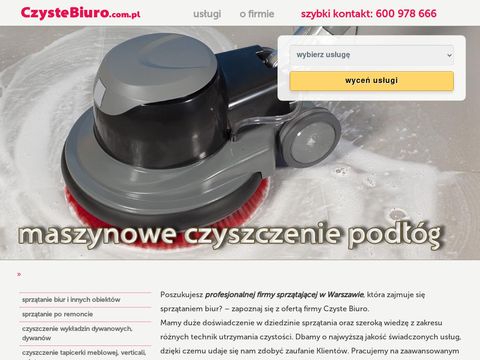 Czyste Biuro sp. z o.o. pranie wykładzin