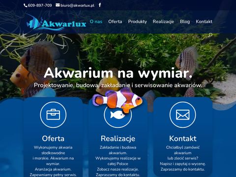 Akwarlux akwaria na zamówienie