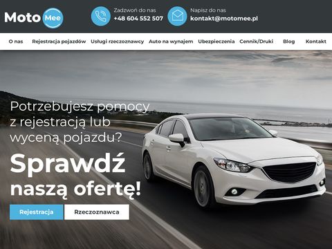 Motomee - firma rejestrująca samochody