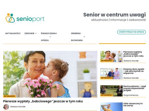 Senioport.pl - najlepsze oferty pracy w opiece