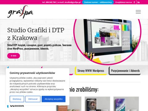 Grafpa.pl - skład tekstu, DTP