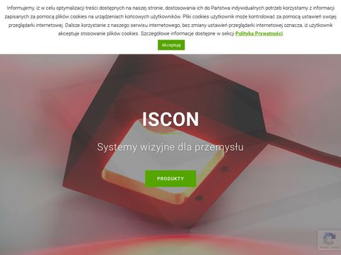Iscon.pl czujniki wizyjne i skaner kodów