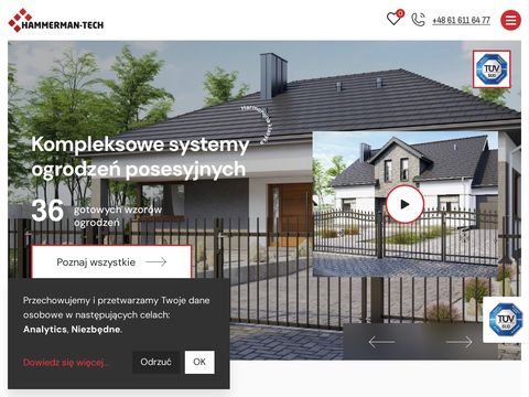 Hammerman-tech.pl centrum ogrodzeń