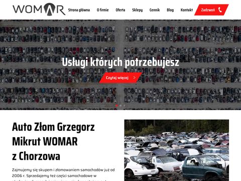 Womar złomowanie pojazdów Ruda Śląska