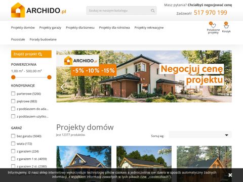 Archido.pl projekty tanich domów