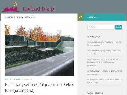 Lexbud.biz.pl osuszanie budynków