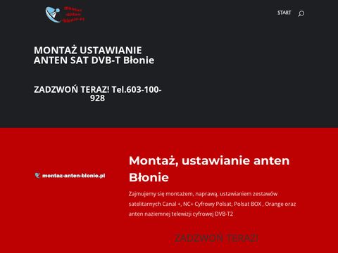 Montaz-anten-blonie.pl - ustawianie