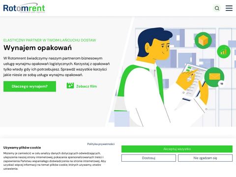 Rotomrent.pl - pojemniki metalowe Gitterbox