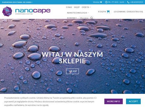 Nanocape - hydrofobizacja