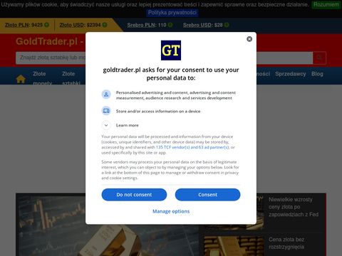 Goldtrader.pl - notowania złota