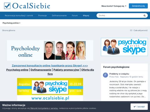 Ocalsiebie.pl psychoterapia Warszawa
