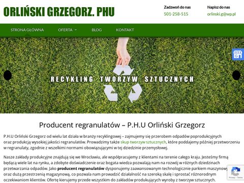 Recyklingtworzyw.com skup materiałów sztucznych