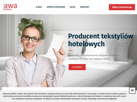 AWA producent tekstyliów hotelowych Kraków