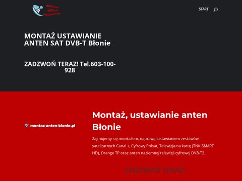 Montaz-anten-blonie.pl - ustawianie