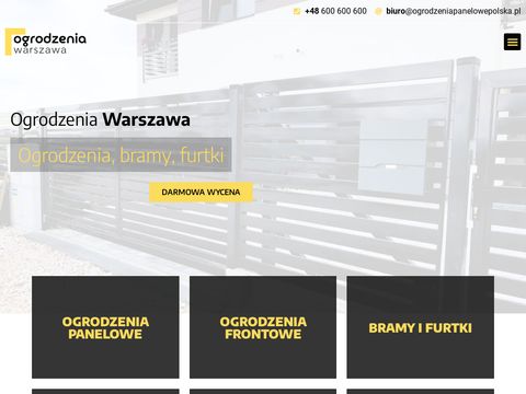 Ogrodzenia od Bramatic, Warszawa