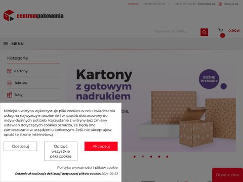 Centrumpakowania.com sklep z kartonami