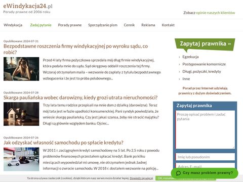 Ewindykacja24.pl - porady prawne online