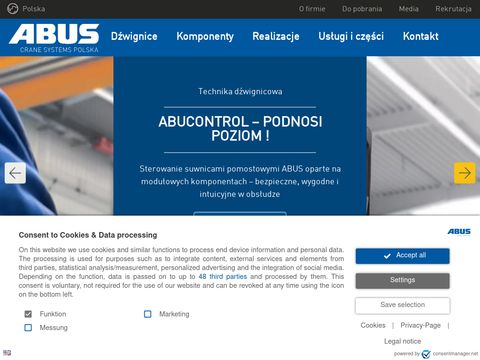 Abuscranes.pl wciągniki i wciągarki Abus