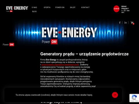 Eve-energy.pl agregaty prądotwórcze kompleksowo