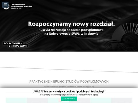 WSE Kraków - psychologia - studia podyplomowe