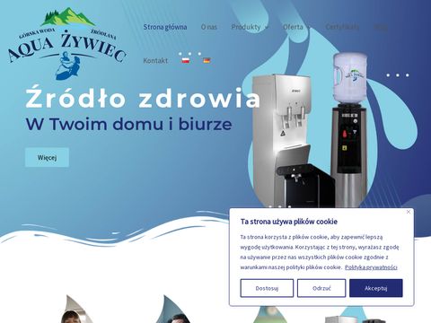 Aquazywiec.pl - dostawa wody do biura