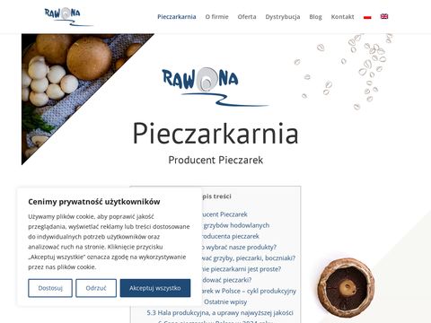 Rawona pieczarki świeże