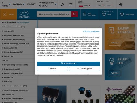 Micros.com.pl - hurtownia elektroniczna Kraków