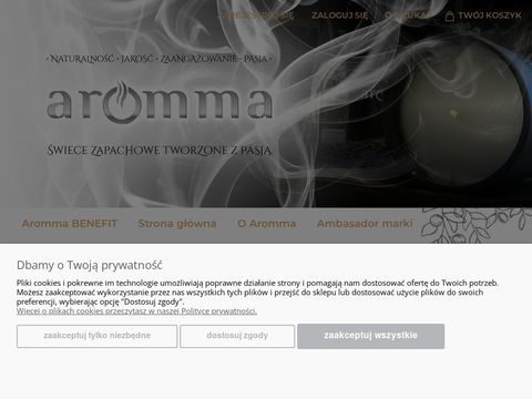 Aromma.pl - świece zapachowe tworzone z pasją