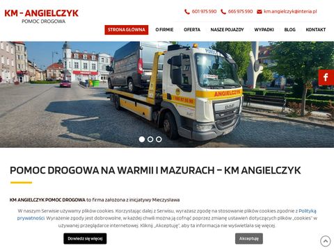 Angielczyk.com.pl pomoc drogowa Olsztyn