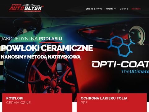 Studioautoblysk.pl powłoki ceramiczne Białystok