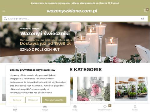 Wazonyszklane.com.pl - świeczniki