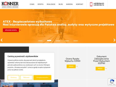 Konner.pl - dokument zabezpieczenia przed wybuchem